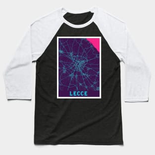 Lecce Neon City Map Baseball T-Shirt